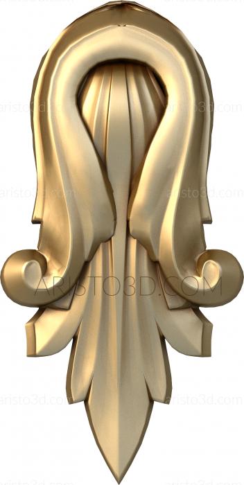 Symmetrycal onlays (NKS_0141) 3D model for CNC machine
