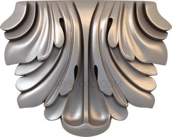 Symmetrycal onlays (NKS_0232) 3D model for CNC machine