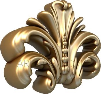 Symmetrycal onlays (NKS_0253-1) 3D model for CNC machine