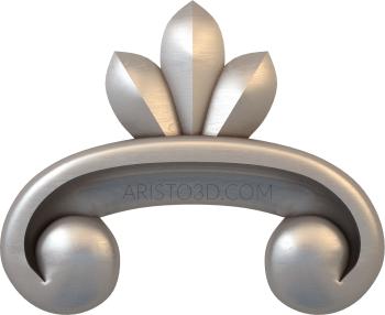 Symmetrycal onlays (NKS_0355) 3D model for CNC machine