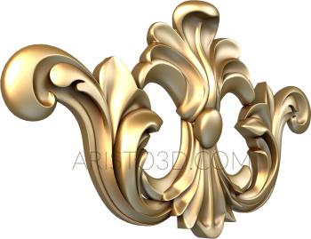 Symmetrycal onlays (NKS_0399) 3D model for CNC machine