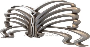 Symmetrycal onlays (NKS_0462) 3D model for CNC machine