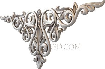 Symmetrycal onlays (NKS_0601) 3D model for CNC machine