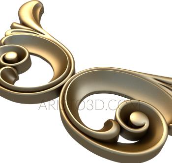 Symmetrycal onlays (NKS_0645) 3D model for CNC machine