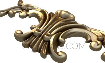 Symmetrycal onlays (NKS_0786) 3D model for CNC machine