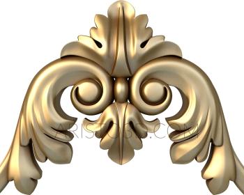 Symmetrycal onlays (NKS_0804) 3D model for CNC machine