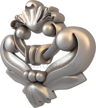 Symmetrycal onlays (NKS_0880) 3D model for CNC machine