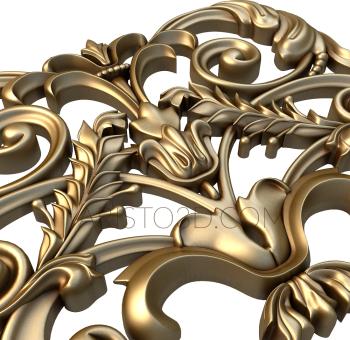 Symmetrycal onlays (NKS_0901) 3D model for CNC machine