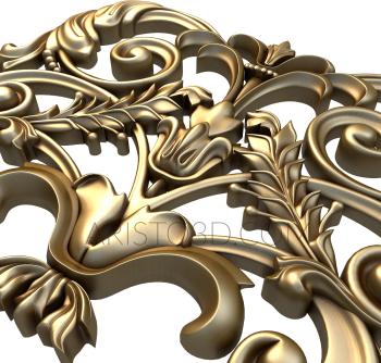 Symmetrycal onlays (NKS_0901) 3D model for CNC machine