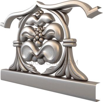 Symmetrycal onlays (NKS_0908) 3D model for CNC machine
