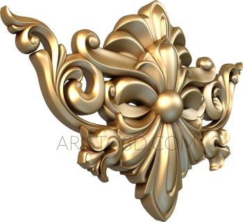 Symmetrycal onlays (NKS_0940) 3D model for CNC machine