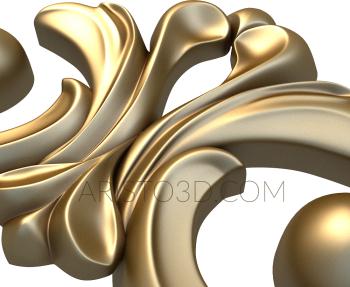 Symmetrycal onlays (NKS_0977) 3D model for CNC machine