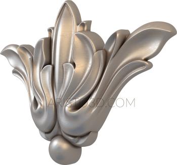 Symmetrycal onlays (NKS_0982) 3D model for CNC machine