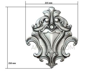 Symmetrycal onlays (NKS_1031) 3D model for CNC machine