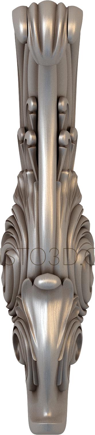 Legs (NJ_0229) 3D model for CNC machine