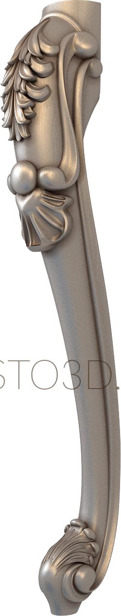 Legs (NJ_0743) 3D model for CNC machine