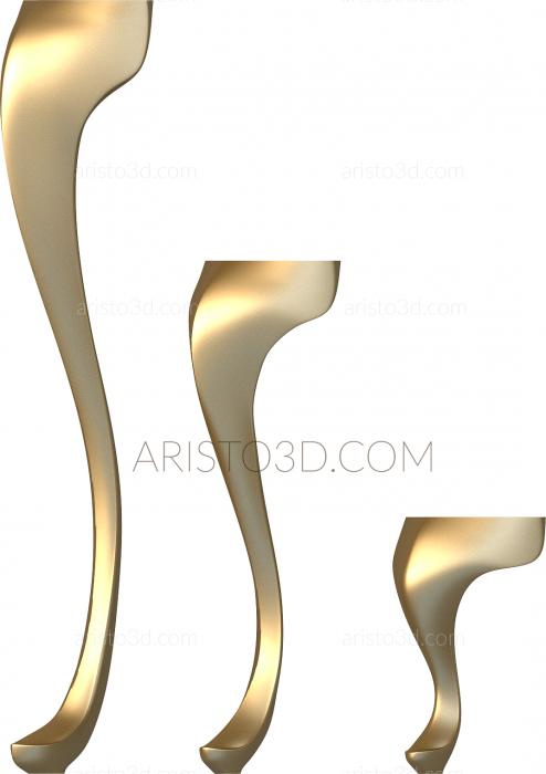 Legs (NJ_0748) 3D model for CNC machine