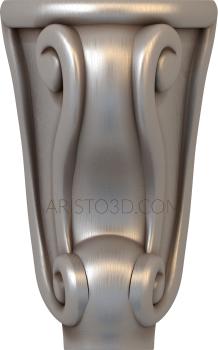 Legs (NJ_0803) 3D model for CNC machine