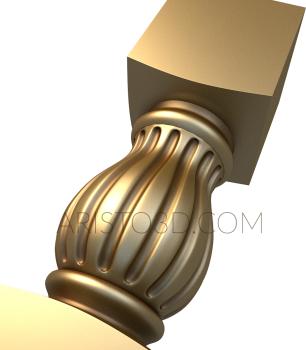 Legs (NJ_0806) 3D model for CNC machine