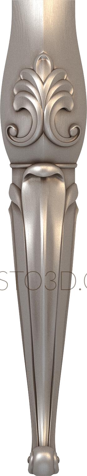 Legs (NJ_0821) 3D model for CNC machine