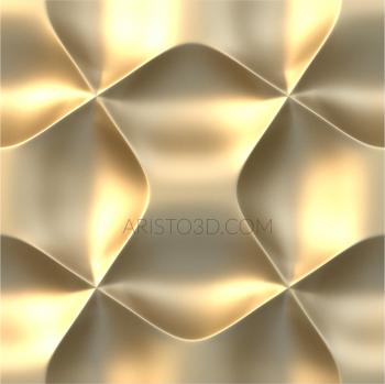 Geometrical panel (PGM_0003) 3D model for CNC machine