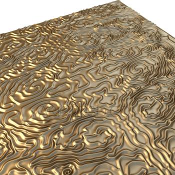 Geometrical panel (PGM_0014) 3D model for CNC machine