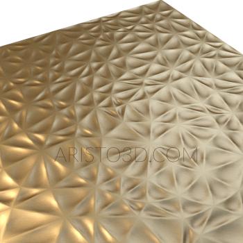 Geometrical panel (PGM_0019) 3D model for CNC machine