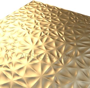 Geometrical panel (PGM_0019) 3D model for CNC machine