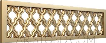 Geometrical panel (PGM_0027-1) 3D model for CNC machine