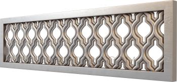 Geometrical panel (PGM_0027-1) 3D model for CNC machine