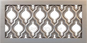 Geometrical panel (PGM_0027-4) 3D model for CNC machine