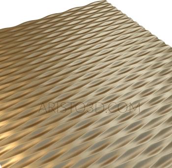 Geometrical panel (PGM_0035) 3D model for CNC machine