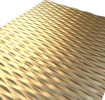 Geometrical panel (PGM_0035) 3D model for CNC machine