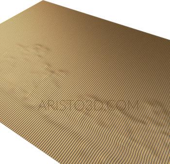 Geometrical panel (PGM_0036) 3D model for CNC machine