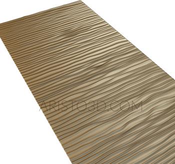 Geometrical panel (PGM_0038) 3D model for CNC machine