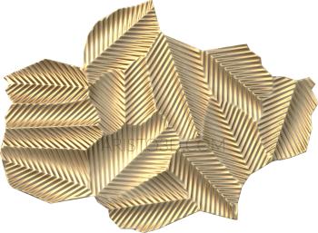 Geometrical panel (PGM_0058-9) 3D model for CNC machine