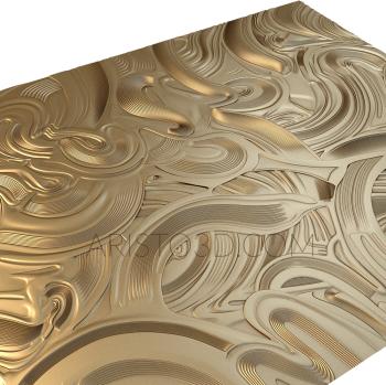 Geometrical panel (PGM_0065) 3D model for CNC machine