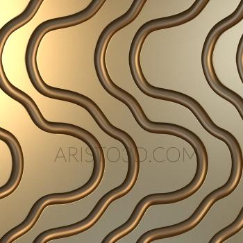 Geometrical panel (PGM_0072) 3D model for CNC machine