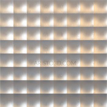 Geometrical panel (PGM_0075) 3D model for CNC machine