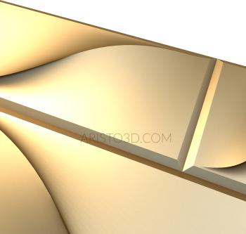 Geometrical panel (PGM_0100-9) 3D model for CNC machine