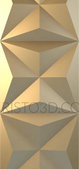 Geometrical panel (PGM_0104) 3D model for CNC machine