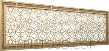 Geometrical panel (PGM_0105) 3D model for CNC machine