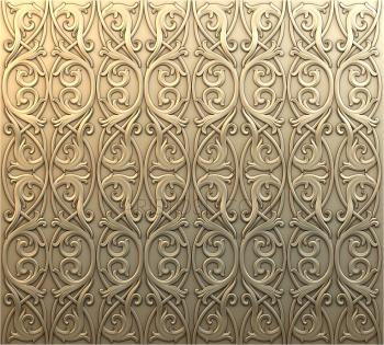 Geometrical panel (PGM_0128) 3D model for CNC machine