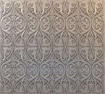 Geometrical panel (PGM_0128) 3D model for CNC machine