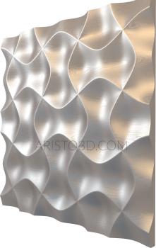 Geometrical panel (PGM_0129) 3D model for CNC machine