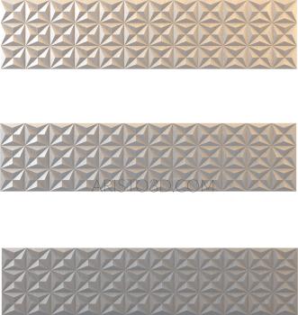 Geometrical panel (PGM_0151) 3D model for CNC machine