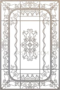 Square panels (PN_0041) 3D model for CNC machine