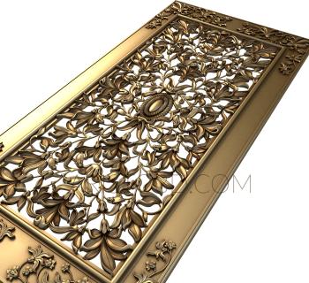 Square panels (PN_0081) 3D model for CNC machine