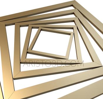 Square panels (PN_0085) 3D model for CNC machine