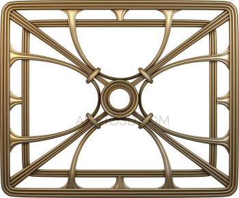 Square panels (PN_0173) 3D model for CNC machine